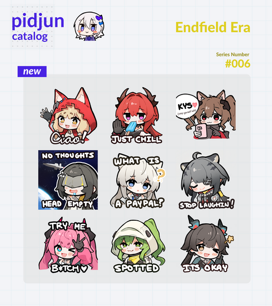 Arknights Endfield Charm Set 01 - Endfield Era