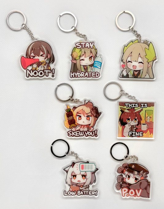 Arknights Acrylic Charm Set 02 - Rhine Rodeo